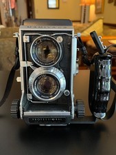 Mamiya C3 Professional 6x6 TLR Film Camera w/ Sekor 105mm f/3.5 Lens, Hand Grip  