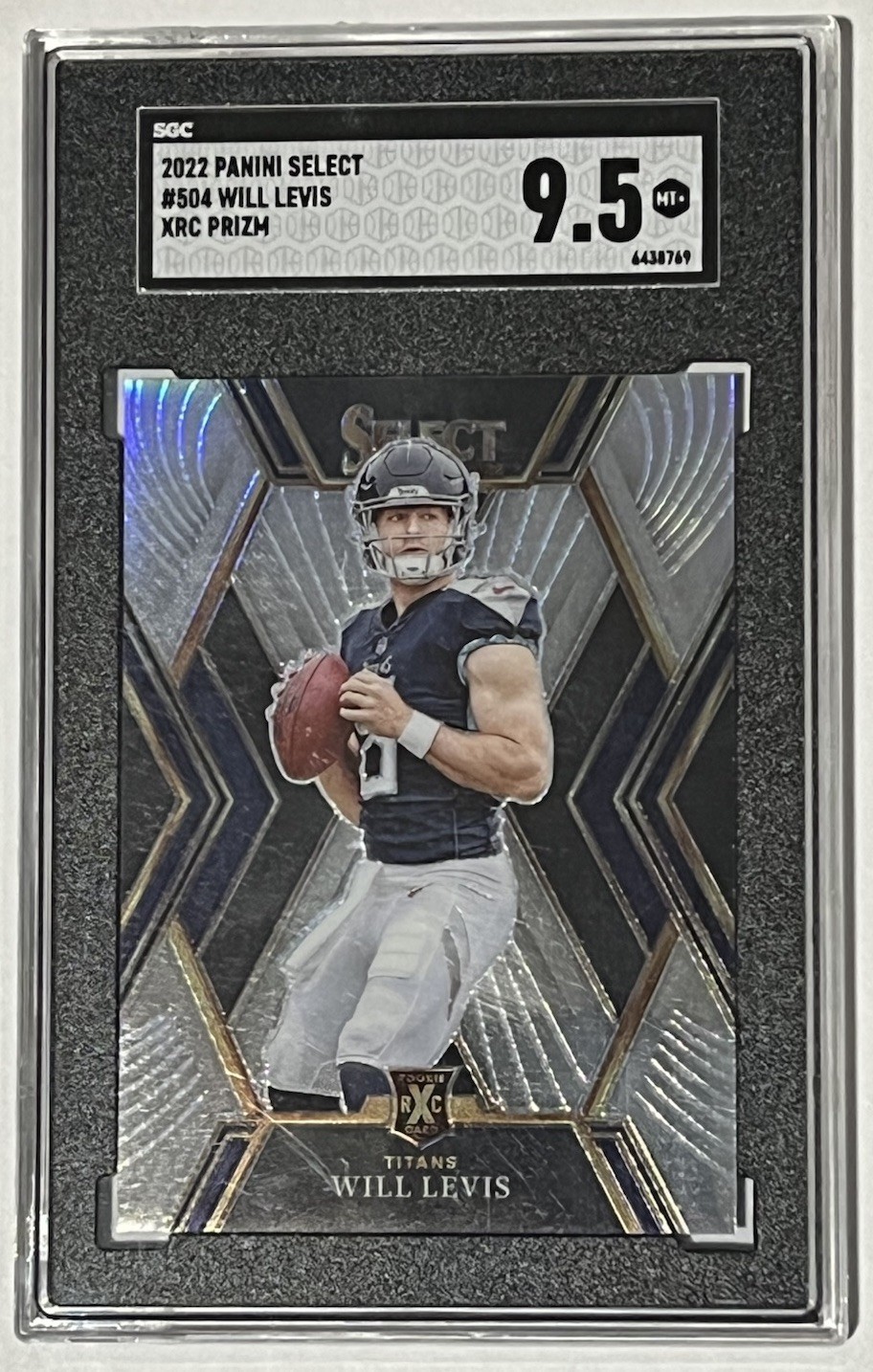 2022 Panini Select - 2023 XRC Will Levis #504 Silver Prizm (RC)