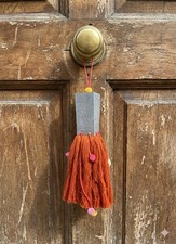 Large Hand Made "Mughal" Red, Pink and Gold Cabinet / Door Tassel