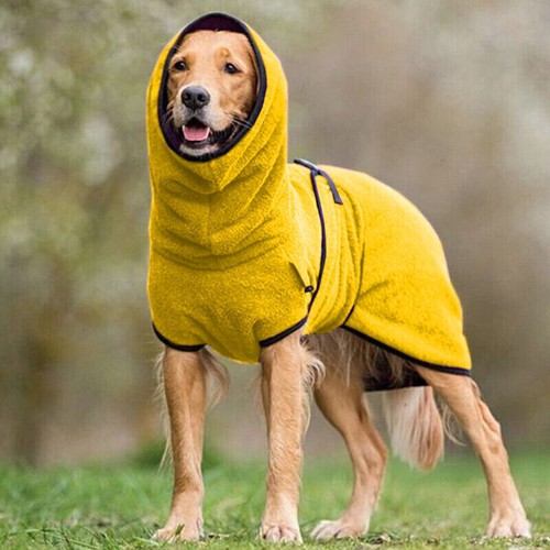 Pet Dog Microfibre Bathrobe Towel Bath Robe Super Absorbent Drying Coat Supplies - Picture 13 of 17