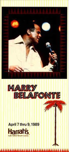 Celeb Harry Belafonte Postcard Vintage Post Card