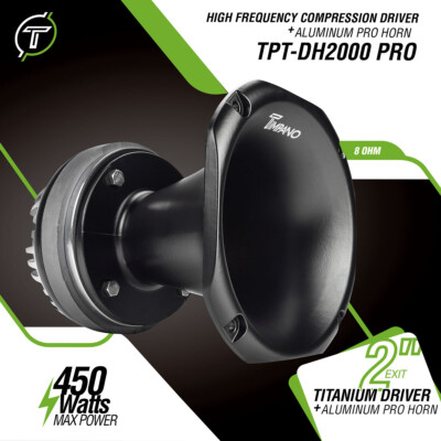 2x Timpano TPT-DH2000 PRO Titanium Driver - 2