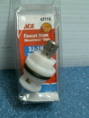 Ace 42115, 3J-1H/C Hot Cold Faucet Stem for Streamway Style, FREE SHIPPING 