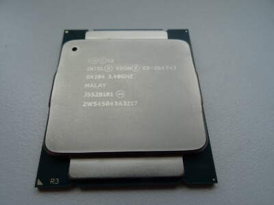 6-Core CPU - Intel Xeon E5-2643 v3 SR204 6x 3,40GHz LGA2011-v3 Prozessor