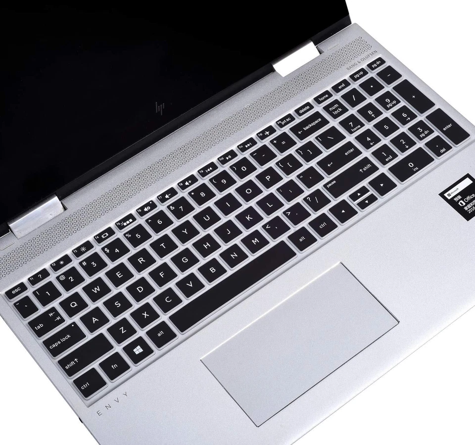 Protector de cubierta de teclado para portátil HP Pavilion Envy X360 2 en 1 15,6" 2019 2018 Foto 3 de 4