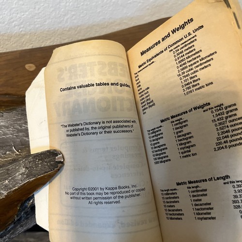 Webster's Concise Dictionary / Pocket School Teacher Student - Picture 3 of 3