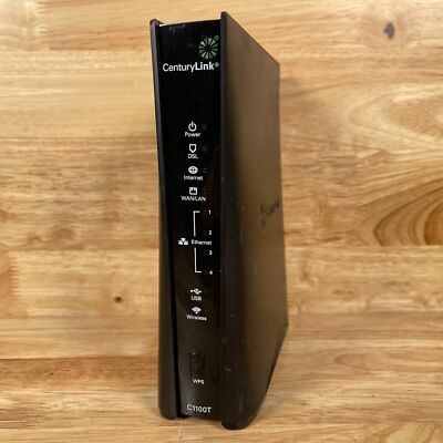 CenturyLink Technicolor C1100T Black Wireless USB ADSL Modem WiFi ...