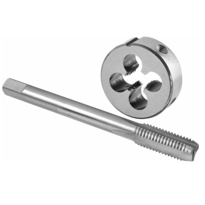US Stock HSS M7 x 0.75mm Tap & M7 x 0.75mm Die Metric Thread Right Hand M1083