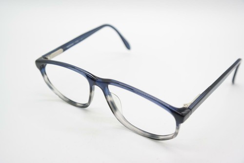 Vintage Menrad 163 Blau Braun Oval Brille Brillengestell eyeglasses NOS - Picture 3 of 6