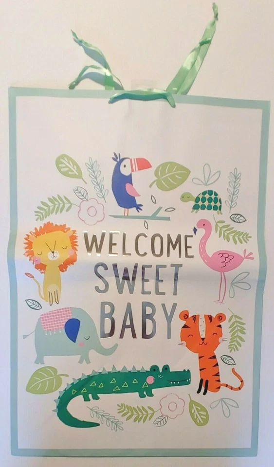 Spritz - XLarge Bolsa de Regalo Colosal Selva "Bienvenido Dulce Bebé" Foto 2 de 3