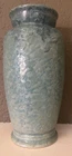 ROSEVILLE (OH 1892-1954) CARNELIAN II - 10 VASE GREEN/BLUE DRIP GLAZE ca 1926