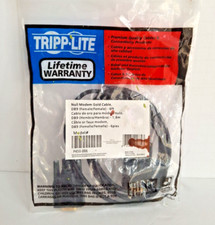 NEW Tripp Lite P450-006 6FT Null Modem Gold Cable DB9 Female/Female