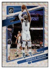 Derrick Favors 2021-22 Donruss Optic Silver Wave #33 Fanatics Box Set N ID:42226