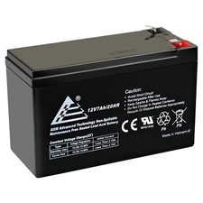 12V 7AH SLA/Sealed Lead Acid Rechargeable Battery for Verizon Fios +More!
