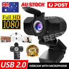 1080P Webcam Full HD USB 2.0 For PC Desktop Laptop Web Camera with Microphone AU