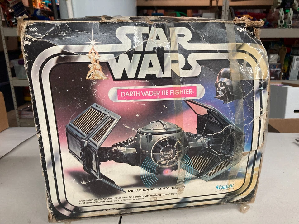 Star Wars Darth Vader's Tie Fighter in box Kenner 1978 see description - Image 4 of 4