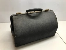 Antique Doctor's Medical Bag Case Leather Henry Likly Rochester NY Physican's