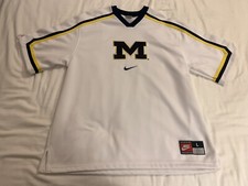 Nike University of Michigan Wolverines basketball warmup shooting shirt Large    