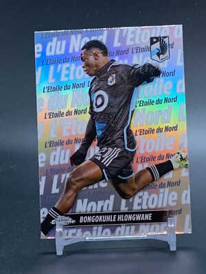 2024 Topps Chrome MLS Team Tags TT-2 BONGOKUHLE HLONGWANE Minnesota United