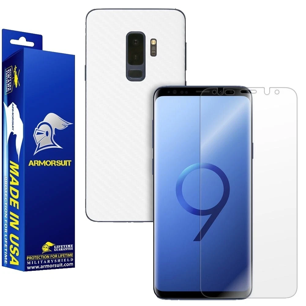 White Reusable Screen Protectors for Samsung