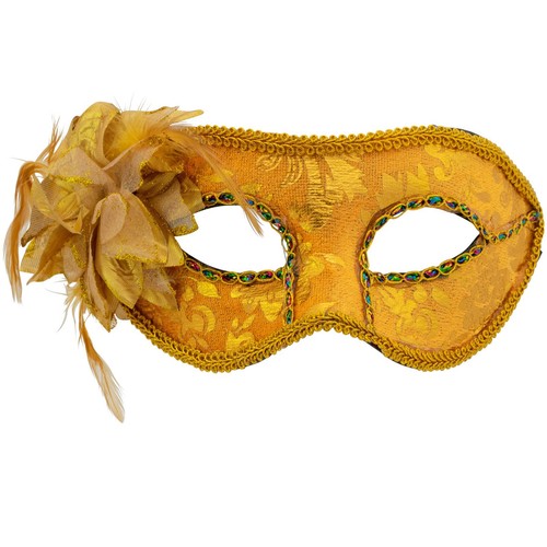 WOMENS Masquerade MASKS | VENETIAN Floral Face Masks | Fancy Dress PROM BALL - Picture 4 of 15