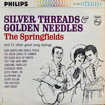 DUSTY SPRINGFIELD - THE SPRINGFIELDS - Silver Threads - VINYL LP - USA Orig 1962