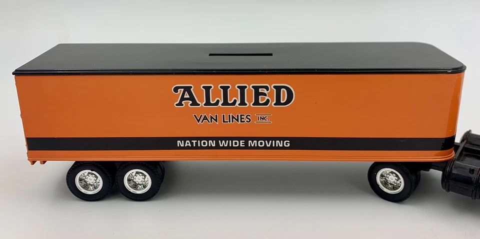 ERTL Allied Van Lines Nation Wide Moving 1947 International KB-12 Cab Coin Bank - Image 4 of 4