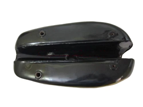 FOR BSA A65 STAR TWIN 650CC 1962-72 BLACK CHROME FUEL GAS PETROL TANK with CAP view 2