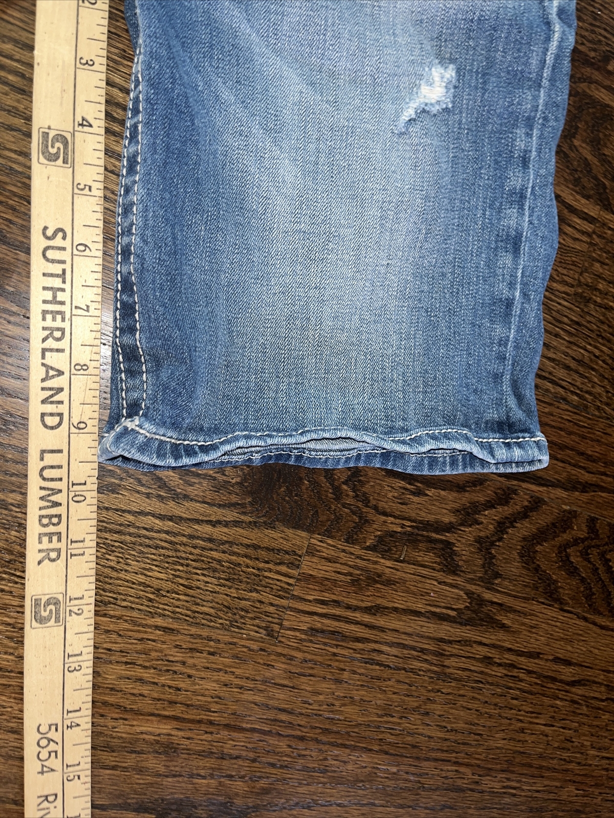 Miss Me Womens Size 27 Boyfriend Bermuda Denim Jeans Shorts Waist 30 - View 6