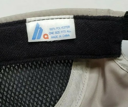 Johns Pass Florida Wide Brim Mesh Fishing Cap Hat OSFA Strapback Clip Cord Tan - Picture 9 of 9