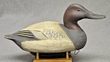 Ben Schmidt STYLE canvasback drake duck decoy orig paint Darkfeather Freedman