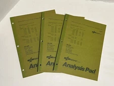 National Analysis Pad 6 Column 11" x 8.5" 50 Sheet Pad Site Ease Litho Lines
