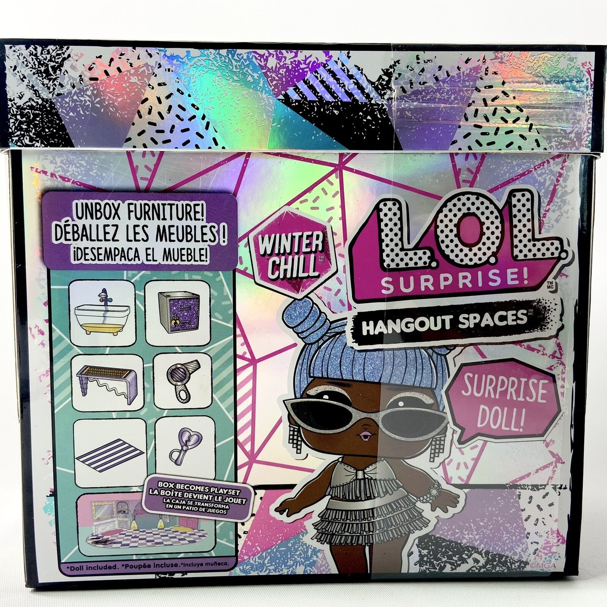 LOL Surprise Winter Chill Hangout Spaces Furniture Playset NEW