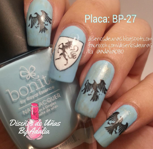 Badge Theme Nail Art Stamping Template Image Plate Stamper Scraper Kit BP 27 - Picture 7 of 11