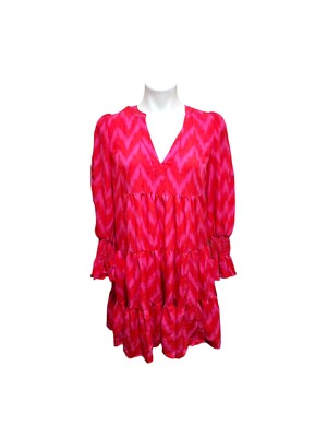 Tuckerneck Pomander Place Hot Pink Ikat Kenzo Dress | eBay