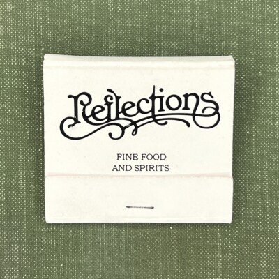 Reflections Restaurant La Canada California Rare Vintage Matchb Matches Unstruck