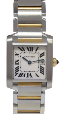 Cartier Tank Francaise Medium Yellow Gold/Steel Ladies Watch  display picture 1