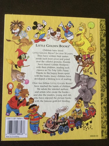 Little Golden Book, Wake Up, Groundhog, 1st edition 1997 Brand New - Picture 2 of 8