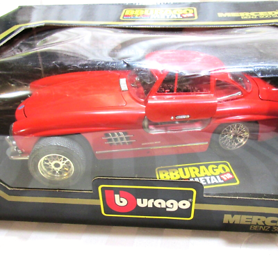BbURAGO Mercedes Benz 300 SL 1954 1/18 Scale Diecast Car Model 1