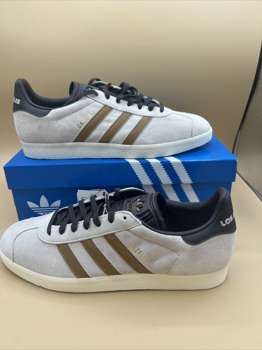 Size 10.5 Adidas LAFC Los Angeles FC MLS Gazelle Shoes Gold  display picture 2