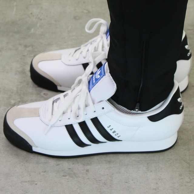 adidas Samoa Grau, Blau & Weiß Schuhe : adidas Samoa Grau, Blau & Weiß Schuhe :