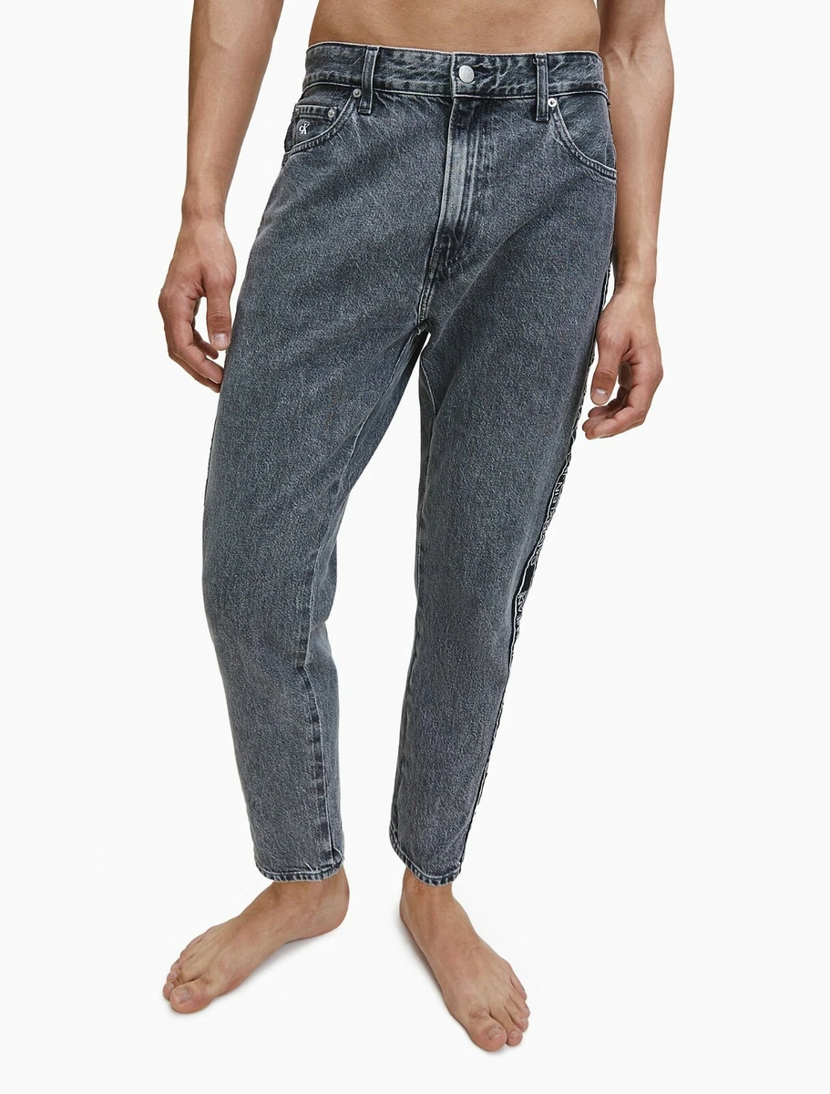 Denim | Klein Relaxed 34 Tape Grey Dad Men\'s Calvin Side Jeans eBay