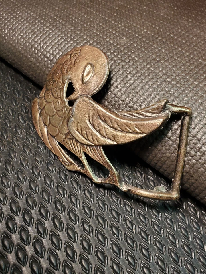 Hebilla de cinturón de pájaro vintage años 60 (era hippie) de Accurate Casting Co. #5290!!️ Foto 3 de 4