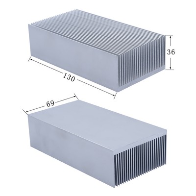 Aluminium Kühlkörper Kühler Cooling Heat Radiator for Computer CPU 130×69×36MM
