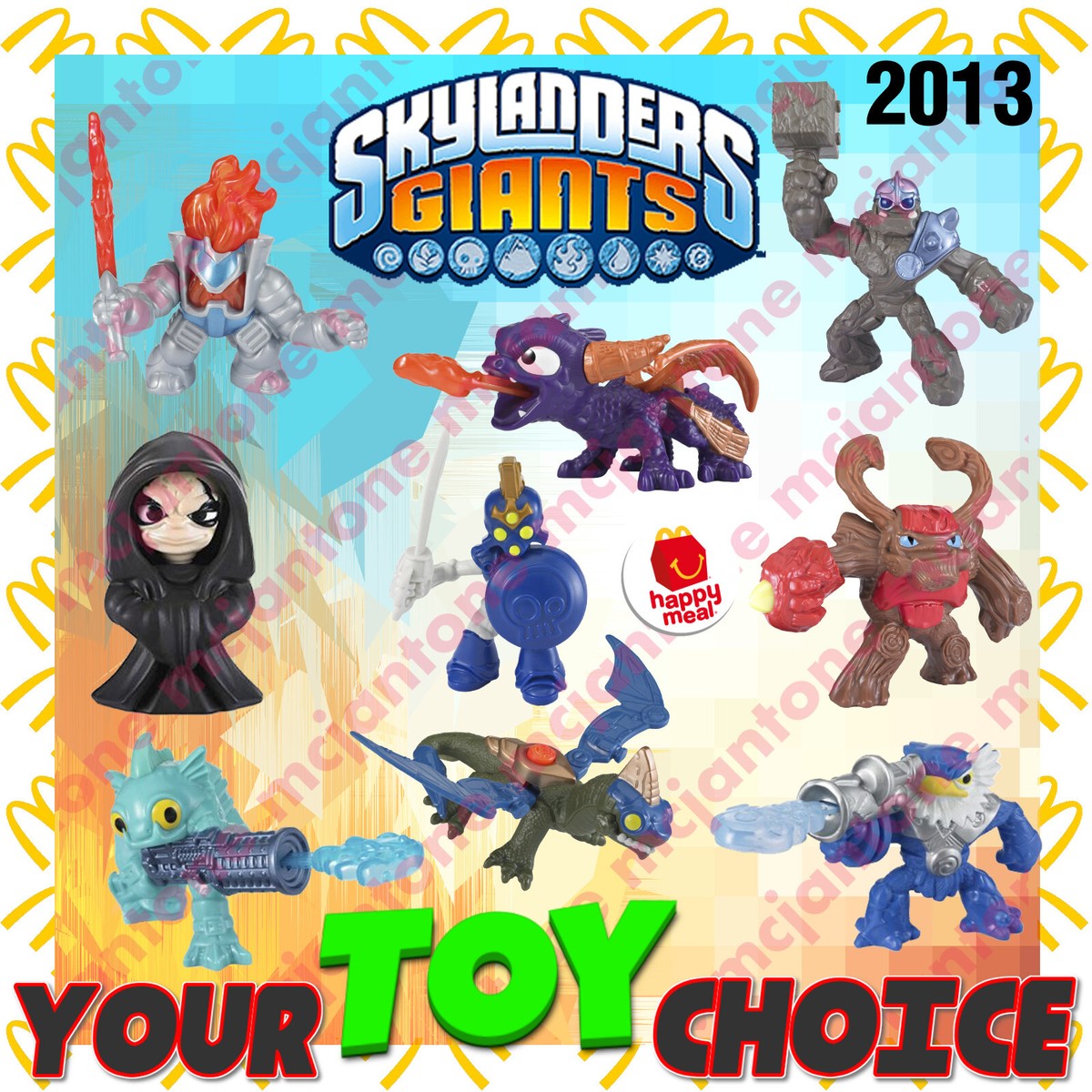 McDonald's 2013 SKYLANDERS GIANTS Skylander Giant ACTION Figure