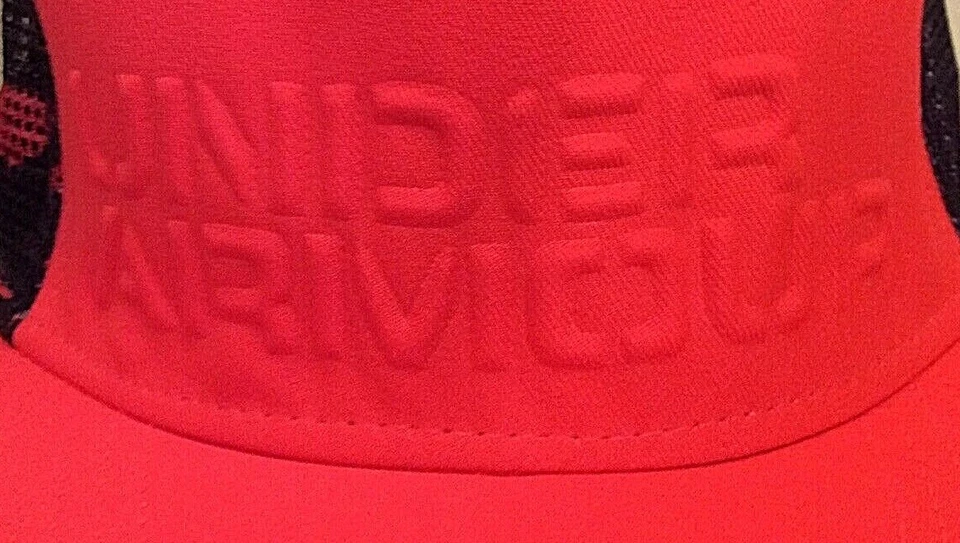 Under Armour EMBOSSED Orange Logo Cap Hunter  Snapback Mesh YOUTH OSFA - Image 3 of 4