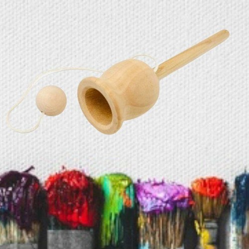 1- Classic Ball And Cup Toy Waldorf Inspired Classroom Toy Montessori Game Wood - Picture 9 of 10