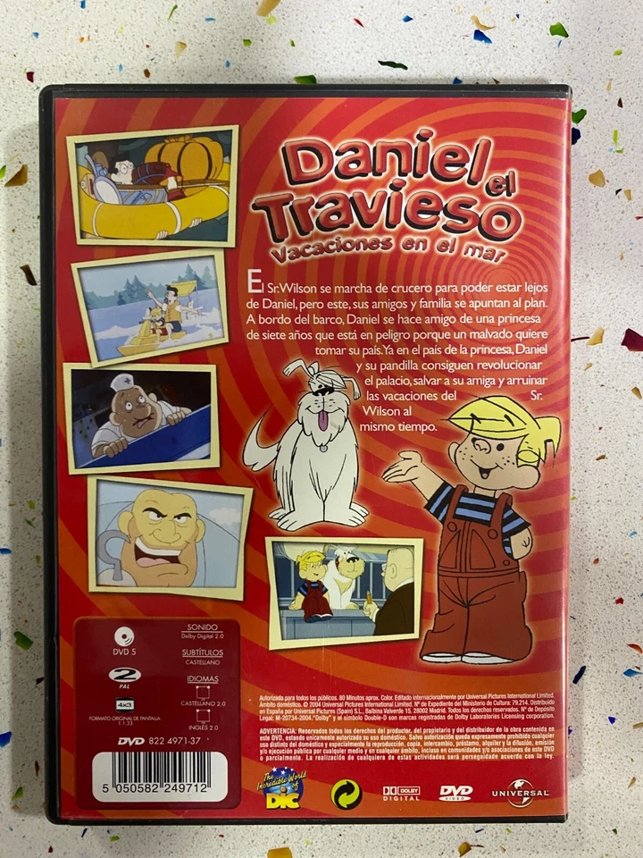 DANIEL EL TRAVIESO DVD VACACIONES EN EL MAR - Imagen 3 de 3