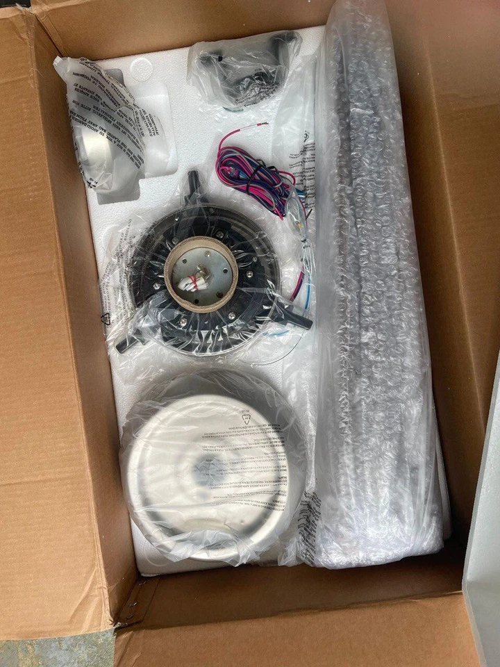 Monte Carlo 3DSTR57BSD 57 Outdoor Ceiling Fan with LED 3 Blades Brushed Steel - Image 2 of 4