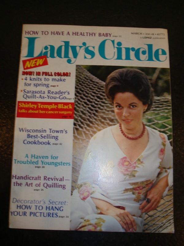VINTAGE LADY’S CIRCLE MAGAZINE MARCH 1973
